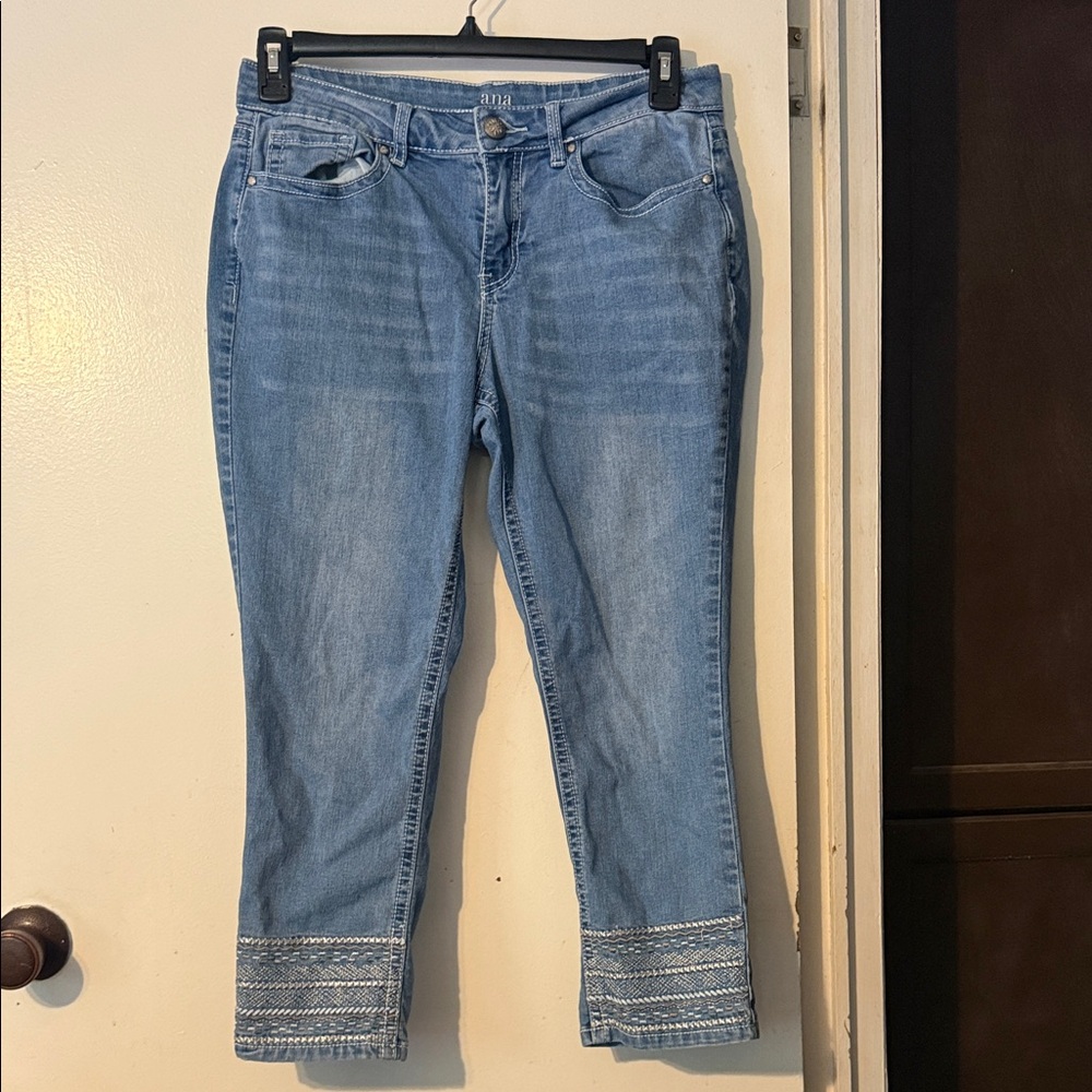 a.n.a Light Blue Cropped Women's Jeans